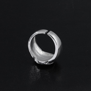 Пънк стил билярдни номера черни 8 отварящи се регулируеми пръстени Пръстени от метална сплав Модни хип-хоп рок бижута за жени и мъже