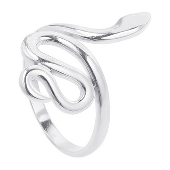 Δαχτυλίδι φιδιού Serpent Κοσμήματα από ανοξείδωτο ατσάλι για γυναίκες Αξεσουάρ πανκ κοριτσιών Δαχτυλίδια τιτανίου Δώρο για γάμο Bague Femme