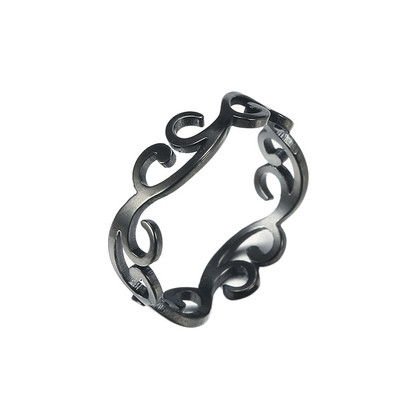 Skyrim, inel vintage cu flori în filigran, femei, fete, din oțel inoxidabil, romantic, culoare aur roz, inele casual, bijuterii, cadou de aniversare