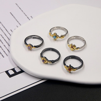 Genshin Impact Cosplay Ring Zhongli Tartaglia Xiao Venti Albedo Регулируеми пръстени за пръсти за жени, мъже, бижута