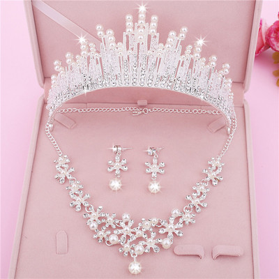 Coroana pentru femei Accesorii de nunta Set de bijuterii pentru mireasa Coroane pentru femei Queen Diademi Caciula de mireasa pentru nunti Tiara Couronne