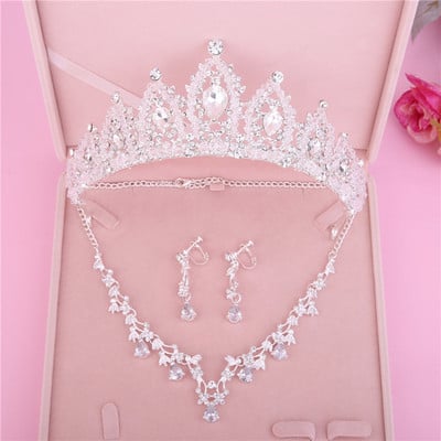 Coroana pentru femei Accesorii de nunta Set de bijuterii pentru mireasa Coroane pentru femei Queen Diademi Caciula de mireasa pentru nunti Tiara Couronne