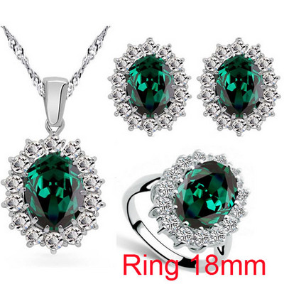 Regina regală farmec fată iubitoare de cadouri calitate AAAA + zircon pandantiv colier cercei inel modă seturi de bijuterii dropshipping ziua de naștere