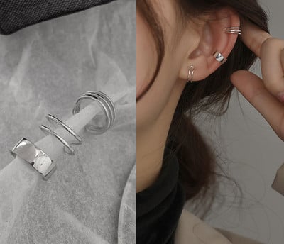 Manșetă pentru ureche, Cercei cu clemă pentru ureche, fără piercing, pentru femei, fete, cu frunze din zirconiu, înveliș pentru ureche, bijuterii cadou