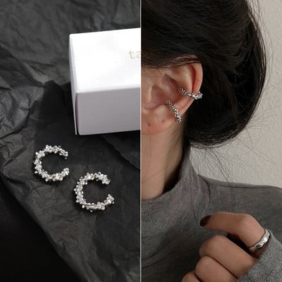 Manșetă pentru ureche, Cercei cu clemă pentru ureche, fără piercing, pentru femei, fete, cu frunze din zirconiu, înveliș pentru ureche, bijuterii cadou