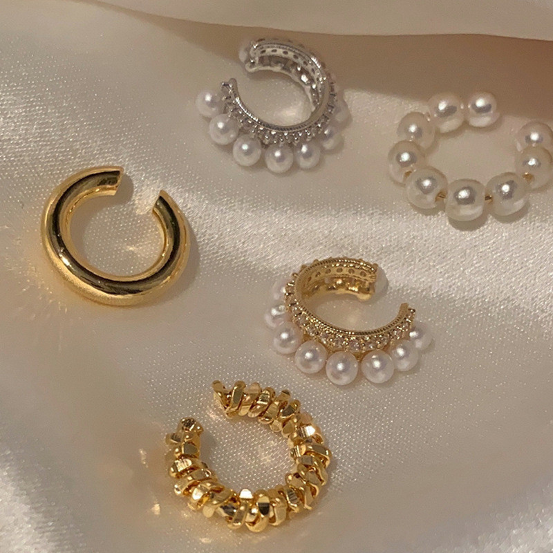 Manșetă pentru ureche, Cercei cu clemă pentru ureche, fără piercing, pentru femei, fete, cu frunze din zirconiu, înveliș pentru ureche, bijuterii cadou