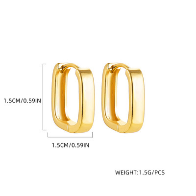 2022-es új design, geometrikus, kerek, vaskos karikás fülbevaló nőknek Kreatív csavart láncos fülcsat piercing Huggies ajándék