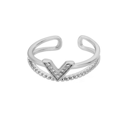 Gotické otvorené OT pracky Twist reťazové prstene pre ženy z nehrdzavejúcej ocele nastaviteľné zlaté prsteňové šperky svadobné párty darček Bague