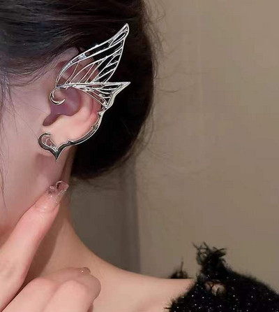 Punkové osobnostné dračie náušnice pre ženy a mužov, retro dračie nepiercingové náušnice, manžety do uší pre tínedžerov, hip hopové pouličné šperky