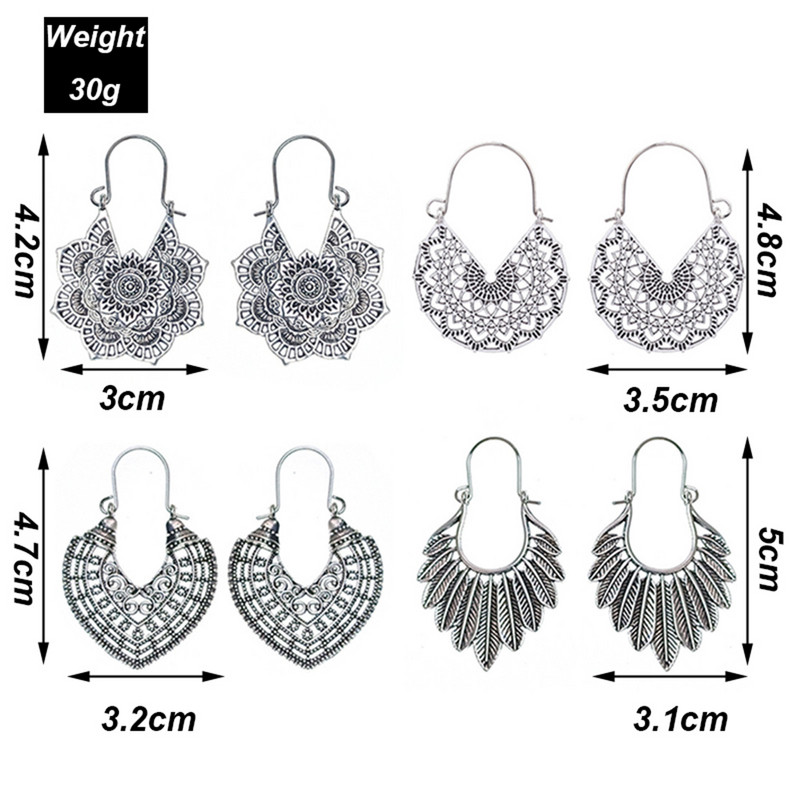 Vintage etničke breskve, cvijet, list, viseće naušnice za žene, zlatne boje, šuplje izrezbarene Huggies indijske naušnice Jhumka nakit