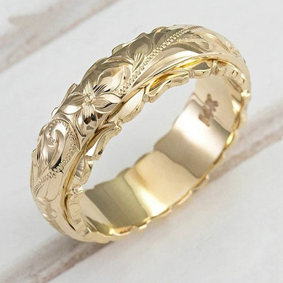 2021. Ružino cvijeće Rezbareni ženski prsten Modni ženski vjenčani estetski prsten Šarm Gotički nakit Pokloni za djevojke Trend veličine 2021. 5-11