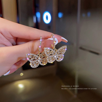 2022 m. naujos mados žalios spalvos brangakmenio ilgi perliniai auskarai su kutais moterims, senovinių papuošalų vakarėliui, vestuvėms, madingi kabantys auskarai