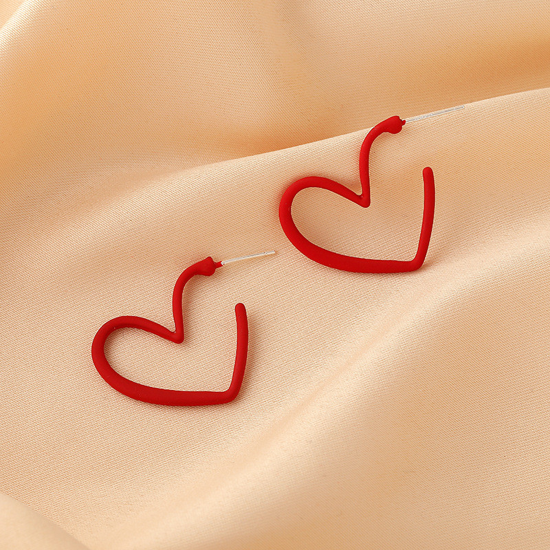 Daily Red Hearts Cercei Doop Fete Love Funny Cercei Boemi 2022 Moda Noi Accesorii Femei