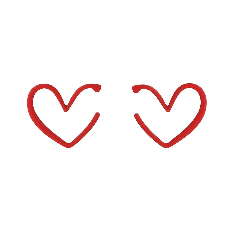Daily Red Hearts Cercei Doop Fete Love Funny Cercei Boemi 2022 Moda Noi Accesorii Femei
