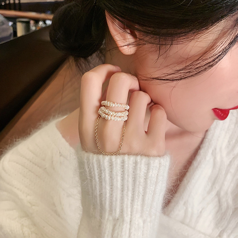 Han Edition Egyedi karakter édesvízi gyöngy fülcsontok fülmandzsetta Bohemia Fairy fülbevalók női ékszerek ajándékok