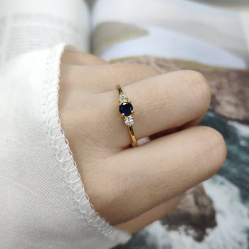 ZHOUYANG Slim Dainty δαχτυλίδια Γυναικεία Λεπτά Κυβικά Ζιργκόν Ανοιχτό Χρυσό Πρόταση Δάχτυλο Μόδα Κοσμήματα R872