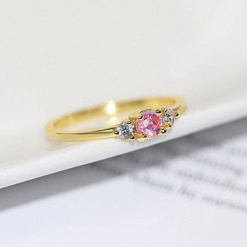 ZHOUYANG Тънки сватбени изискани пръстени за жени Деликатен кубичен цирконий Светло златист цвят Предложение Подарък за пръсти Модни бижута R872