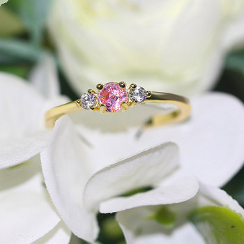 ZHOUYANG Тънки сватбени изискани пръстени за жени Деликатен кубичен цирконий Светло златист цвят Предложение Подарък за пръсти Модни бижута R872