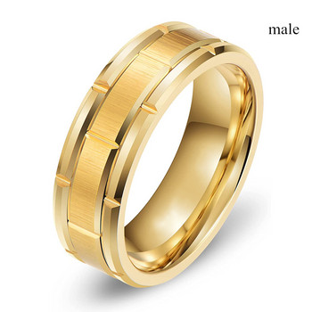 2021 Двойка пръстени Дамски изящни кристали Комплект пръстени с цирконий Модерен мъжки пръстен от неръждаема стомана Модни бижута за подаръци за любовници