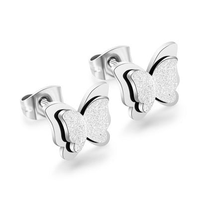 Oțel inoxidabil 316L matuit Fluture Brățară Colier Cercei Set de bijuterii Mireasă Accesorii pentru femei