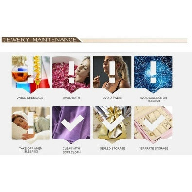 Delysia King 4 bucăți la modă picături de apă set de bijuterii păun colier elegant/cercei/inel pentru cocktail