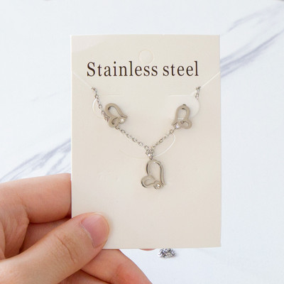 LUXUKISSKIDS rozsdamentes acél női fülbevalók és nyakláncok ékszerkészletek szív afrikai ékszerek Dubai trend esküvői kiegészítők