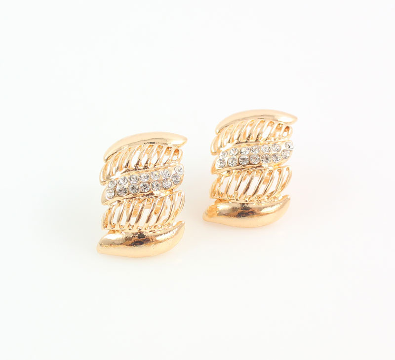 Vintage afrikai kristály ékszer készletek nőknek esküvői menyasszonyi kiegészítők arany színű nyaklánc karkötő fülbevaló gyűrű készlet