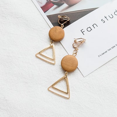 Több stílusú kollekció Ékszer Koreai Kreatív Személyiség Geometrikus Levelek Kapcsos Fülbevaló Divat Lány Női Kiegészítők