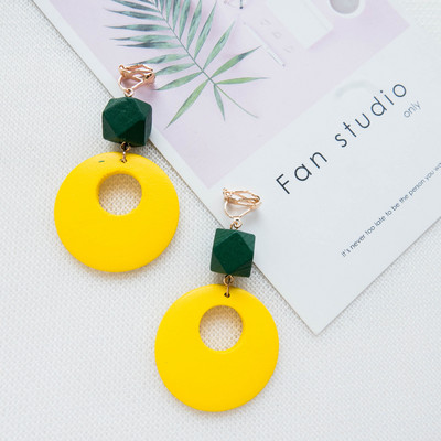 Több stílusú kollekció Ékszer Koreai Kreatív Személyiség Geometrikus Levelek Kapcsos Fülbevaló Divat Lány Női Kiegészítők