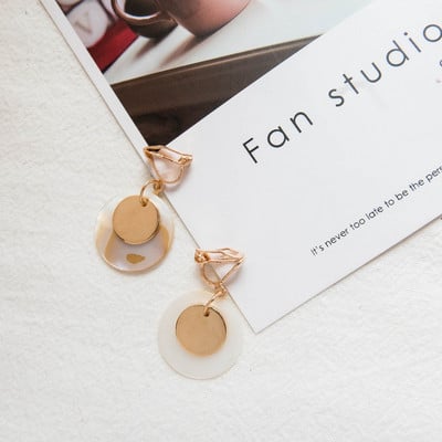 Több stílusú kollekció Ékszer Koreai Kreatív Személyiség Geometrikus Levelek Kapcsos Fülbevaló Divat Lány Női Kiegészítők