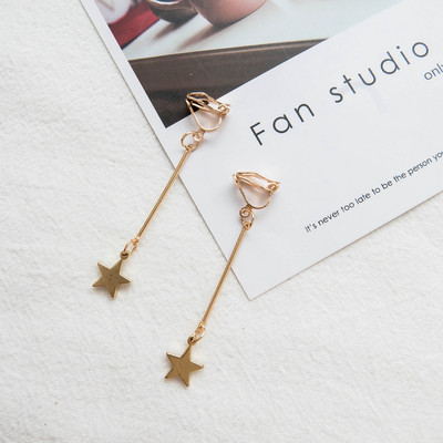 Több stílusú kollekció Ékszer Koreai Kreatív Személyiség Geometrikus Levelek Kapcsos Fülbevaló Divat Lány Női Kiegészítők