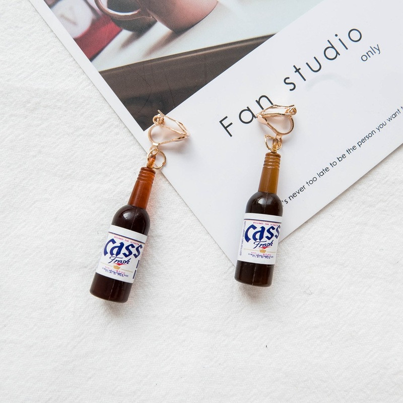 Több stílusú kollekció Ékszer Koreai Kreatív Személyiség Geometrikus Levelek Kapcsos Fülbevaló Divat Lány Női Kiegészítők