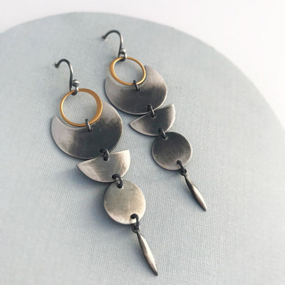 2022. Nove kreativne zmijske nepravilne geometrijske spiralne naušnice za žene Vintage Žensko šilo Male naušnice s privjescima