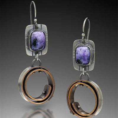 2022. Nove kreativne zmijske nepravilne geometrijske spiralne naušnice za žene Vintage Žensko šilo Male naušnice s privjescima