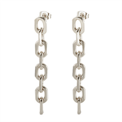 ZMFashion ékszerkészlet fülbevaló karkötő nyaklánc női lányoknak rozsdamentes acél kubai vastag lánc kerek betűs aranyozott