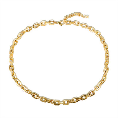 ZMFashion ékszerkészlet fülbevaló karkötő nyaklánc női lányoknak rozsdamentes acél kubai vastag lánc kerek betűs aranyozott