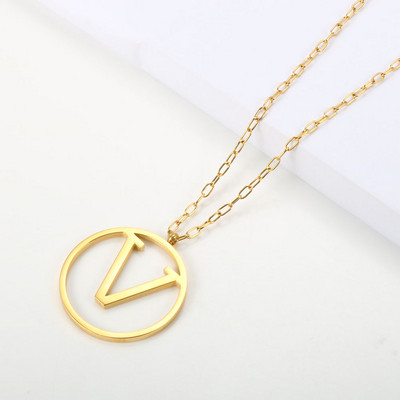 ZMFashion ékszerkészlet fülbevaló karkötő nyaklánc női lányoknak rozsdamentes acél kubai vastag lánc kerek betűs aranyozott