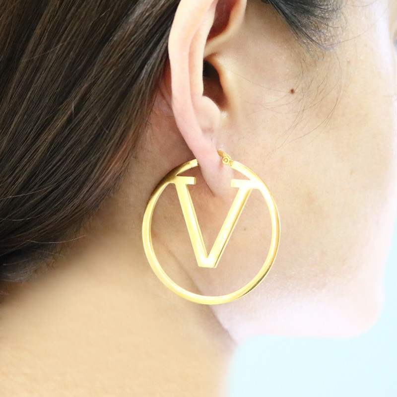 ZMFashion ékszerkészlet fülbevaló karkötő nyaklánc női lányoknak rozsdamentes acél kubai vastag lánc kerek betűs aranyozott