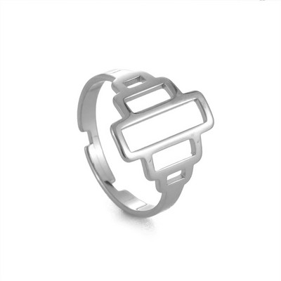 Teamer nerūdijančio plieno žiedai moterims, reguliuojamas raganos mazgas, širdis, gėlė, gyvatė, kryžius, pirštų žiedas, papuošalai Valentino dienos dovana