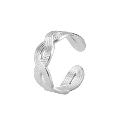 Teamer nerūdijančio plieno žiedai moterims, reguliuojamas raganos mazgas, širdis, gėlė, gyvatė, kryžius, pirštų žiedas, papuošalai Valentino dienos dovana