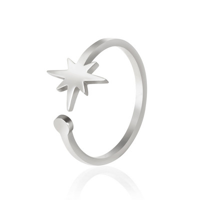 Teamer nerūdijančio plieno žiedai moterims, reguliuojamas raganos mazgas, širdis, gėlė, gyvatė, kryžius, pirštų žiedas, papuošalai Valentino dienos dovana