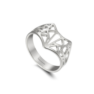 Teamer nerūdijančio plieno žiedai moterims, reguliuojamas raganos mazgas, širdis, gėlė, gyvatė, kryžius, pirštų žiedas, papuošalai Valentino dienos dovana