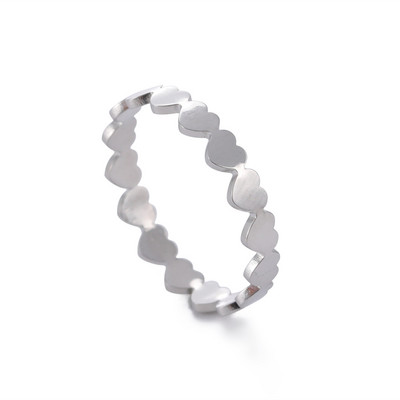 Teamer nerūdijančio plieno žiedai moterims, reguliuojamas raganos mazgas, širdis, gėlė, gyvatė, kryžius, pirštų žiedas, papuošalai Valentino dienos dovana