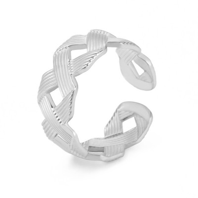 Teamer nerūdijančio plieno žiedai moterims, reguliuojamas raganos mazgas, širdis, gėlė, gyvatė, kryžius, pirštų žiedas, papuošalai Valentino dienos dovana