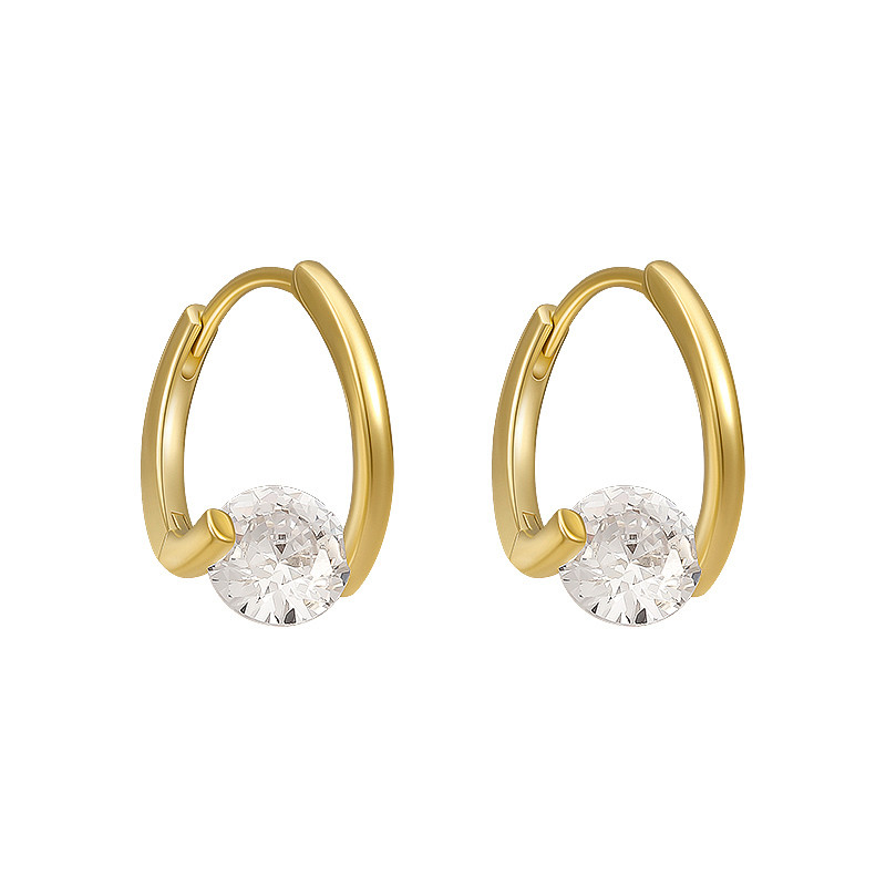 Cercei din metal cu zirconiu strălucitor francez, bijuterii de modă coreeană, design pentru fete de Halloween, senzație de design, accesoriu neobișnuit pentru femei 2021