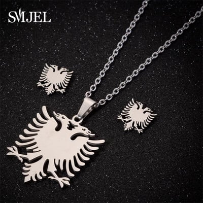 Colier din oțel inoxidabil la modă, cercei iepure, femei, copii, iepuraș drăguț, unicorn, pisică, colier cu farmec, bijuterii de Paște, cadouri