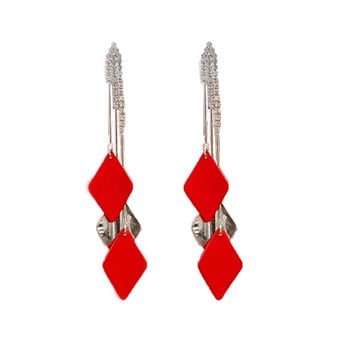 Exaggerated Geometric Long Tassel Korean Earrings Ασυνήθιστα σκουλαρίκια 2022 Trend κρεμαστά σκουλαρίκια Εξαιρετικά κοσμήματα για γυναίκες