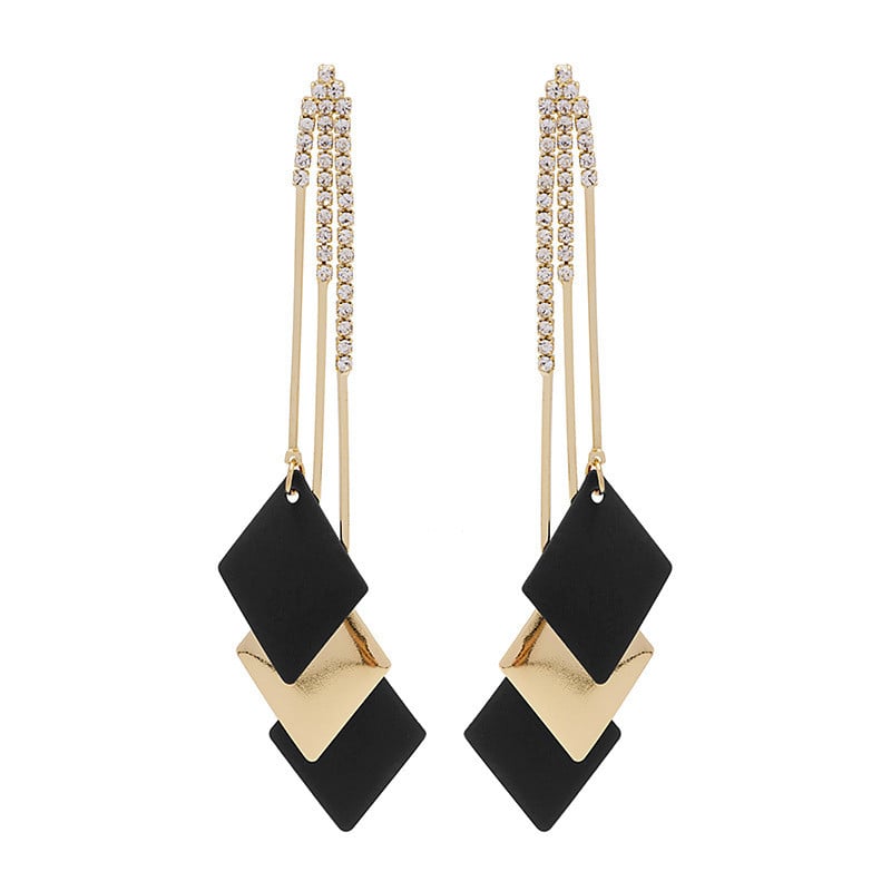Túlzott geometriai hosszú bojt koreai fülbevalók szokatlan fülbevalók 2022 trendi függő fülbevalók, gyönyörű női ékszerek