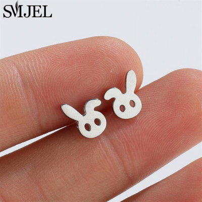 Nerezová oceľová lastovička Malé náušnice s viacerými malými vtáčikmi, dámske šperky s holubicou, plameniakmi, papagájom, vetvou, kolibríkom, žeriavom