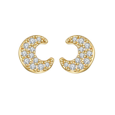 Kórejské módne kubické zirkónové žlté strieborné náušnice pre ženy, zásnubné svadobné trendy šperky darček dievčatá